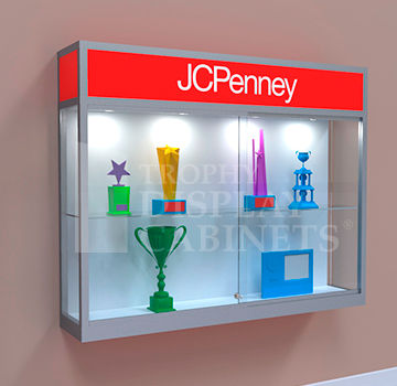 Trophy Wall Mounted Display Cabinets