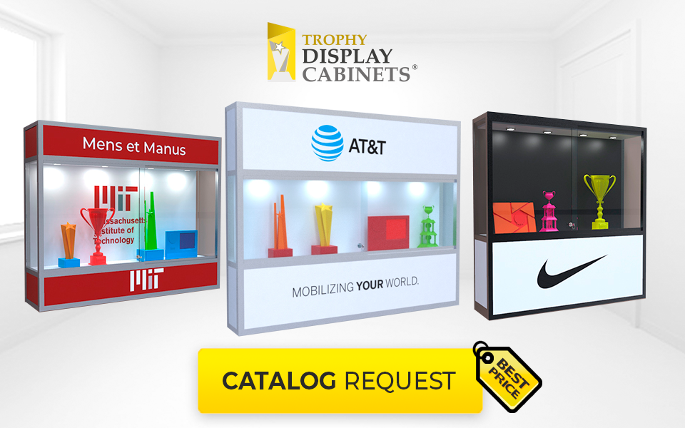 Trophy Wall Mounted Display cabinets