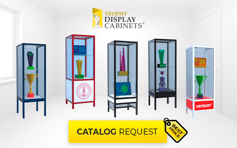 Trophy Pedestal Display cabinets